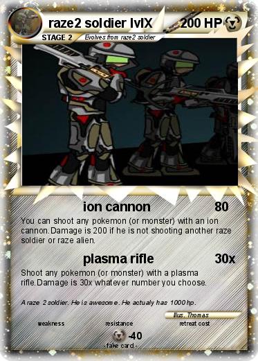 Pokemon raze2 soldier lvlX