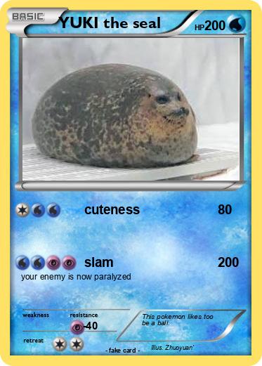 Pokemon YUKI the seal