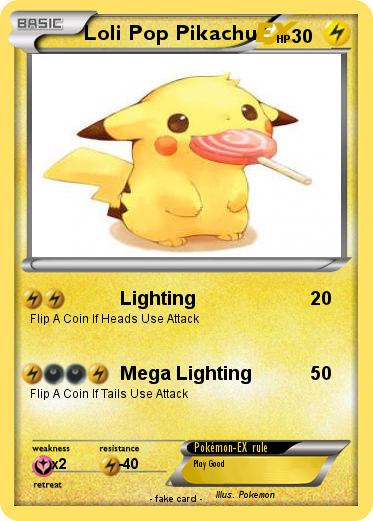 Pokemon Loli Pop Pikachu