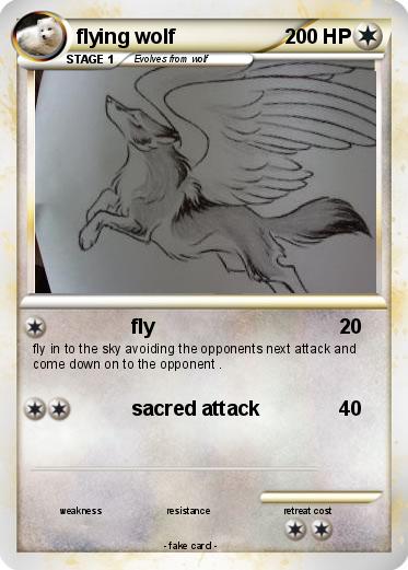 Pokemon flying wolf