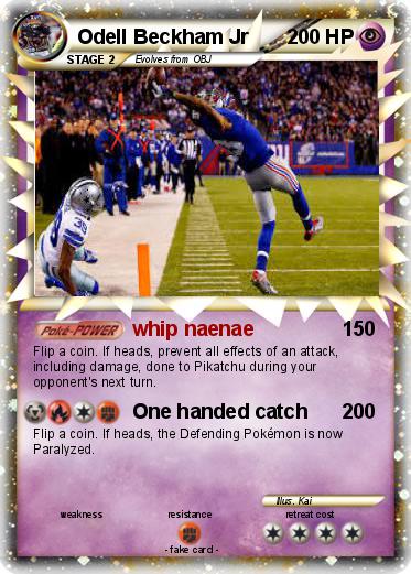 Pokemon Odell Beckham Jr