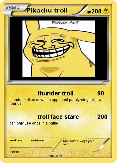 Pokemon Pikachu troll