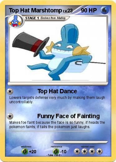 Pokemon Top Hat Marshtomp