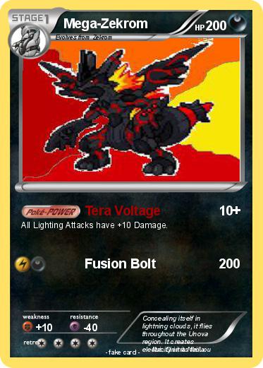Pokemon Mega-Zekrom