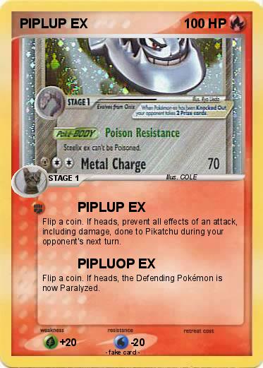 Pokemon PIPLUP EX