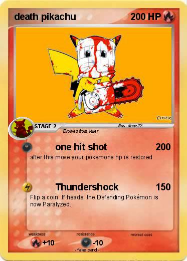 Pokemon death pikachu
