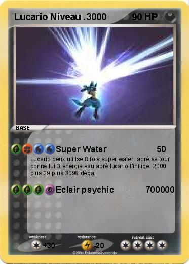 Pokemon Lucario Niveau .3000