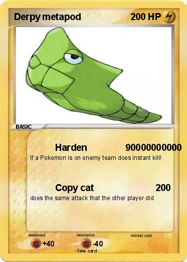 Pokemon Derpy metapod