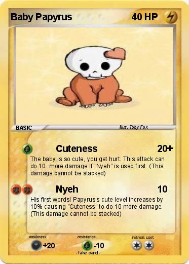 Pokemon Baby Papyrus