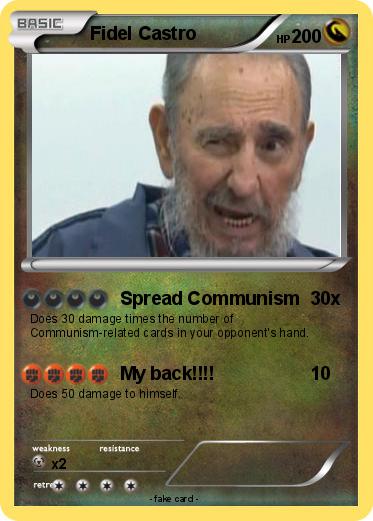 Pokemon Fidel Castro