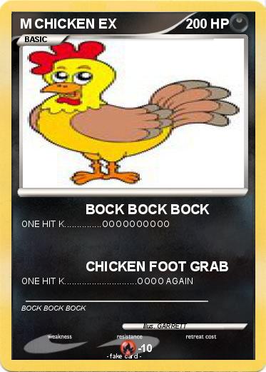 Pokemon M CHICKEN EX
