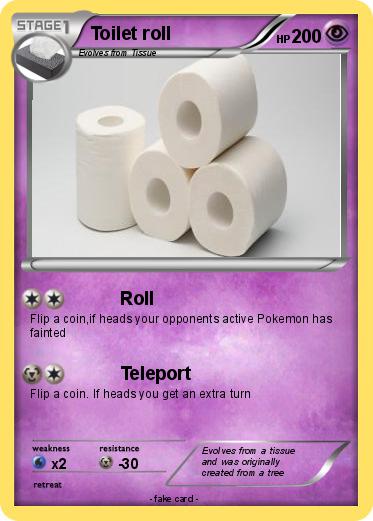 Pokemon Toilet roll