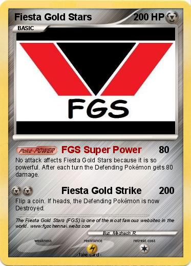 Pokemon Fiesta Gold Stars