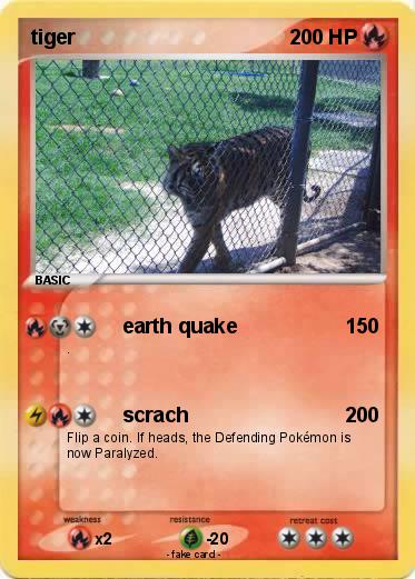 Pokemon tiger