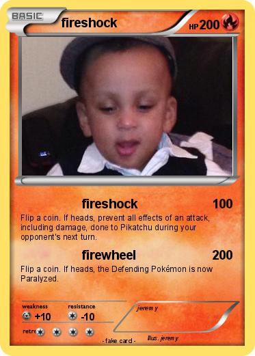 Pokemon fireshock
