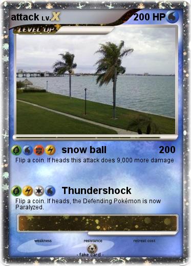 Pokemon attack