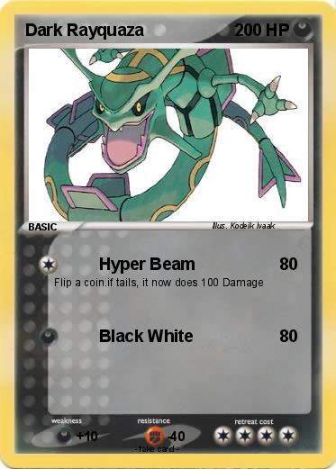 Pokemon Dark Rayquaza
