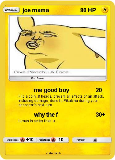 Pokemon joe mama