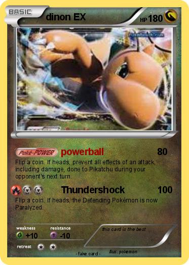 Pokemon dinon EX