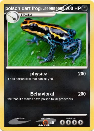 Pokemon poison dart frog