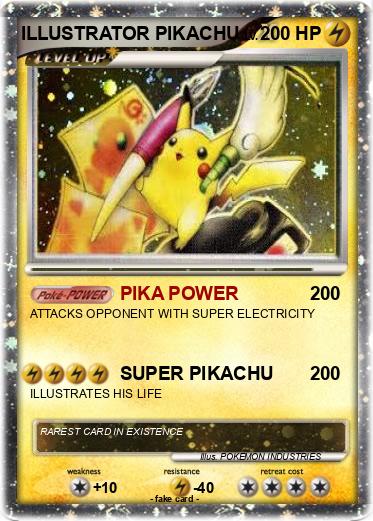 Pokemon ILLUSTRATOR PIKACHU