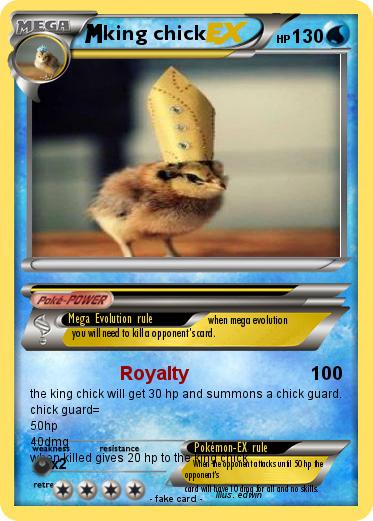 Pokemon king chick