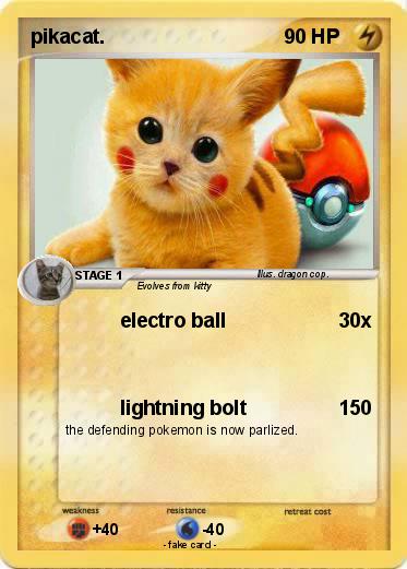Pokemon pikacat.