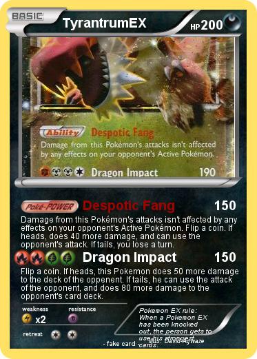 Pokemon TyrantrumEX