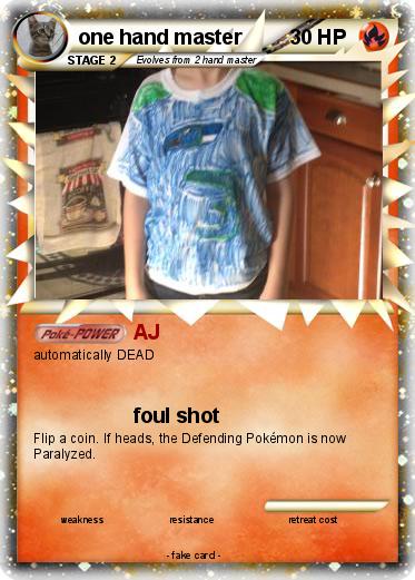 Pokemon one hand master