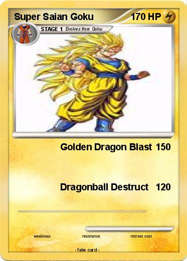 Pokemon Super Saian Goku