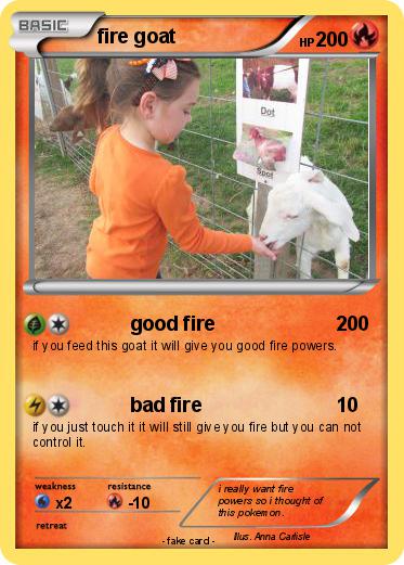 Pokemon fire goat