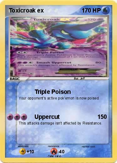 Pokemon Toxicroak ex