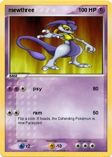 Pokemon mewthree