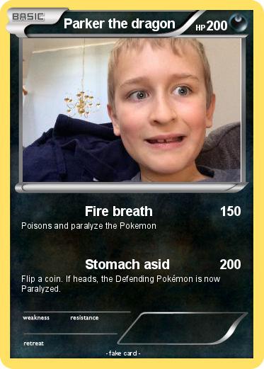 Pokemon Parker the dragon