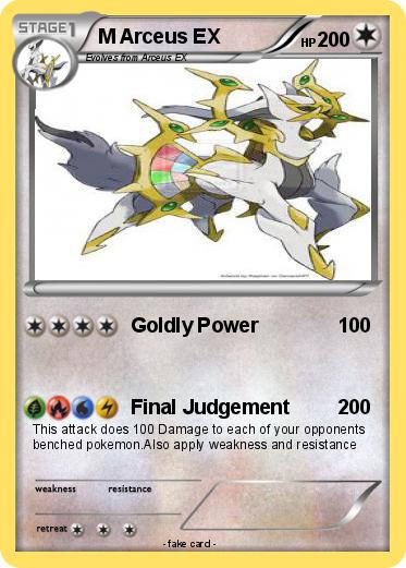 Pokemon M Arceus EX