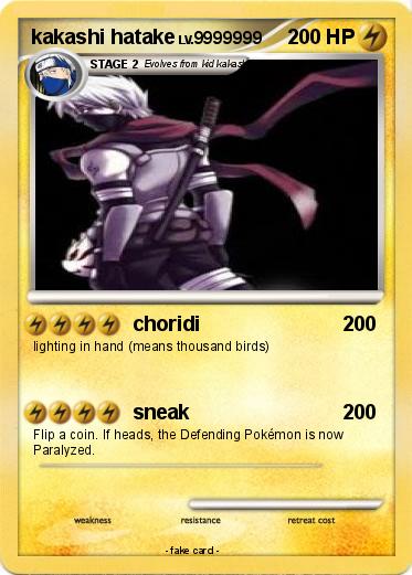 Pokemon kakashi hatake