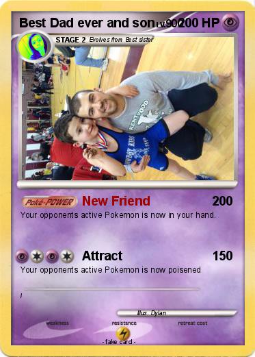 Pokemon Best Dad ever and son