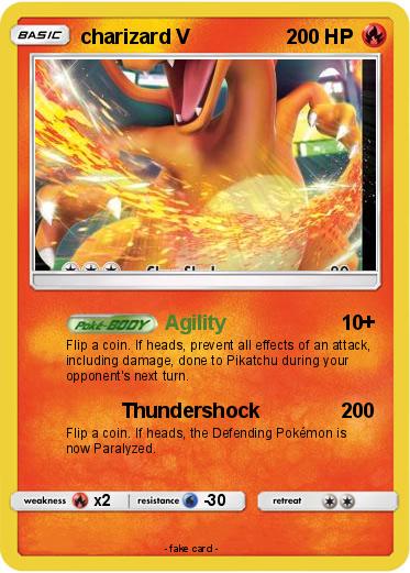Pokemon charizard V