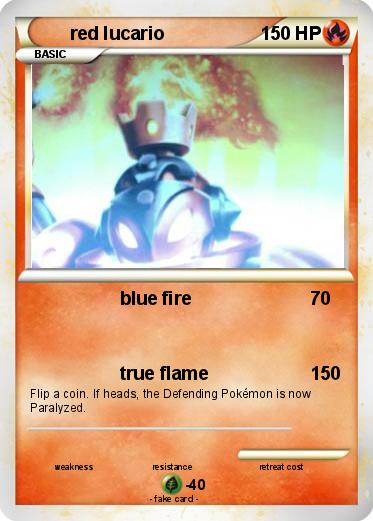 Pokemon red lucario