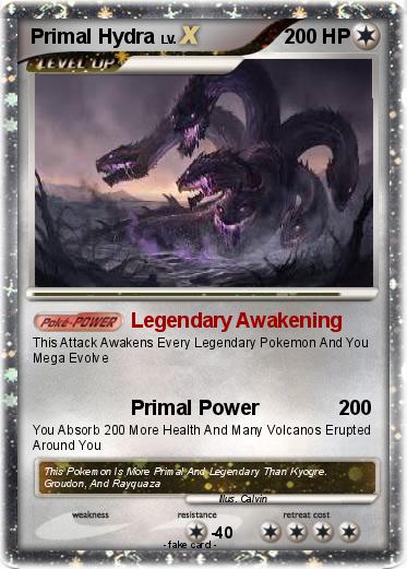 Pokemon Primal Hydra