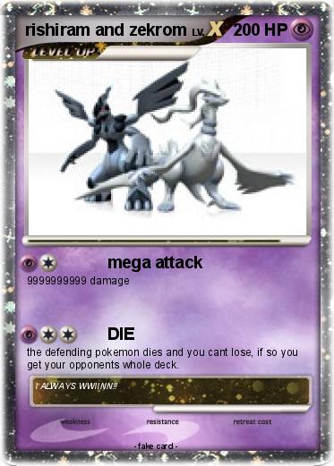 Pokemon rishiram and zekrom