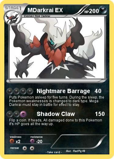 Pokemon MDarkrai EX