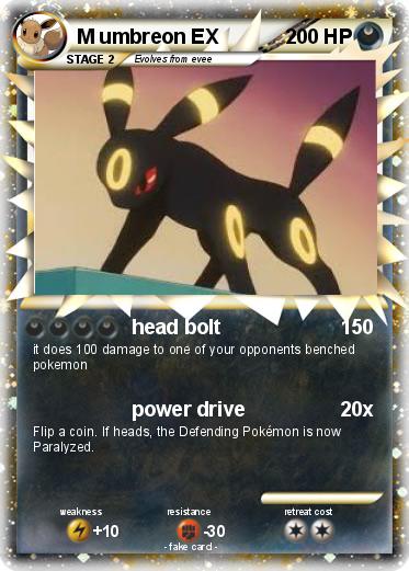 Pokemon M umbreon EX