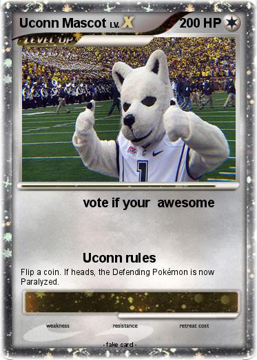 Pokemon Uconn Mascot