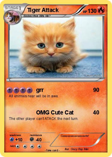 Pokemon Tiger Attack