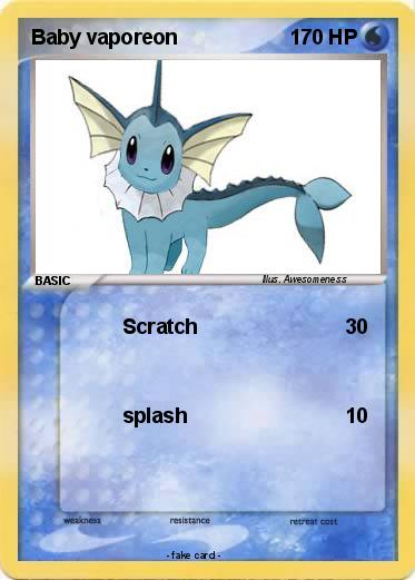 Pokemon Baby vaporeon