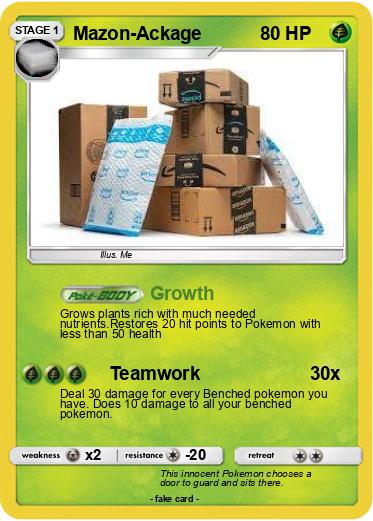 Pokemon Mazon-Ackage