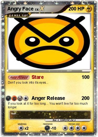 Pokemon Angry Face
