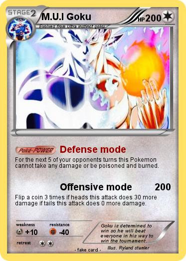 Pokemon M.U.I Goku
