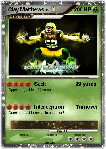Pokemon Clay Matthews